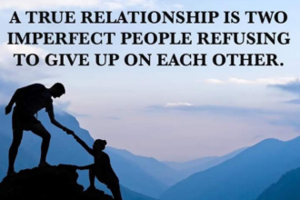 A True Relationship is Two Imperfect People Refusi – Tymoff