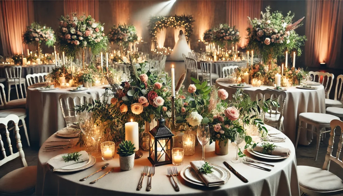 centerpieces at wedding receptions nyt